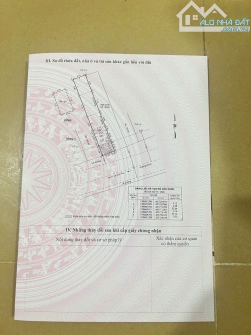 Lô đất mặt tiền Kinh oanh  Lê đức thọ Gò Vấp  Dt 4.2x26m giá 14 tỷ tl - 1
