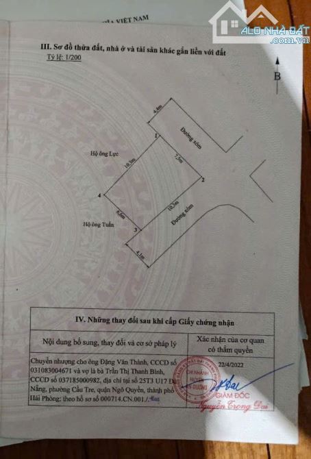 Bán đất 72m2 tại An Hải, An Dương, Hải Phòng. Giá 1,2 tỷ. - 1