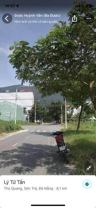 LÔ ĐẤT ĐẦU TUYẾN SƠN TRÀ - MẶT TIỀN LÝ TỬ TẤN - LƯNG TỰA NÚI MẶT HƯỚNG BIỂN - 1