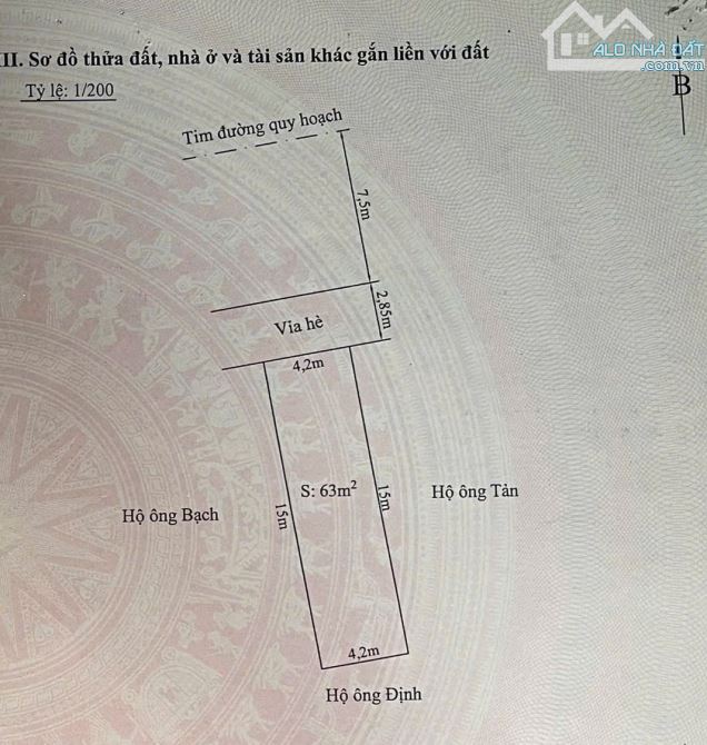 63m2 đất tuyến 2 Lê Hồng Phong - Ngang 4.2m - Đường 21m - 2