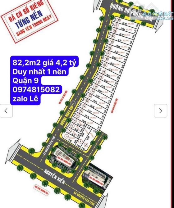 Đất thổ cư 82m2 / 4,2 tỷ LONG THẠNH MỸ, Q9. Tp Thủ Đức - 2