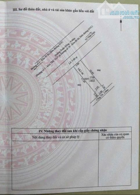 ĐẤT ĐƯỜNG XUÂN HỒNG 100 M2 4,65 TỶ ĐỐI DIỆN BV NHI, TP CẦN THƠ GẦN NVC - 2