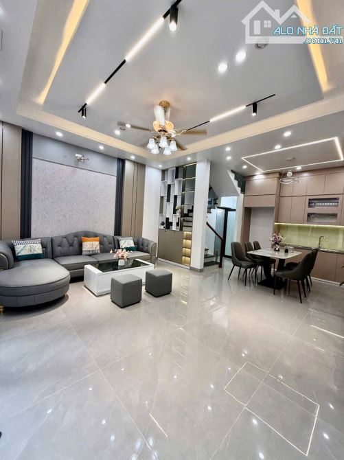 Nhà 4 tầng xây mới mặt ngõ thông kd buôn bán oto đỗ cửa Trần Nguyên Hãn - 3