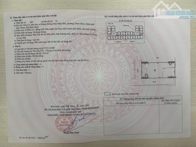 bán căn hộ 1pn chung cư thương mại ecolife Đg điện biên phủ dt 41m2 giá 980tr - 4
