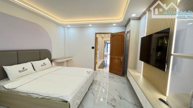 bán nhà 90m2- Đường 8m nhựa thông - 6 tầng thang máy- 7 phòng Lê Đức Thọ Gò Vấp - 5