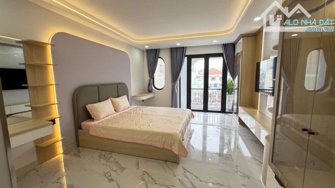 bán nhà 90m2- Đường 8m nhựa thông - 6 tầng thang máy- 7 phòng Lê Đức Thọ Gò Vấp - 6