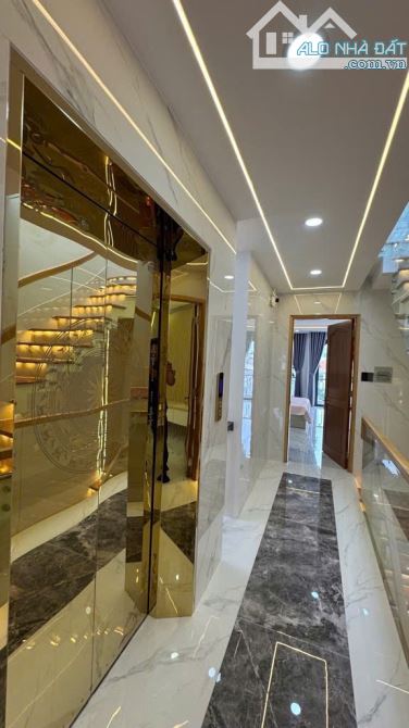 bán nhà 90m2- Đường 8m nhựa thông - 6 tầng thang máy- 7 phòng Lê Đức Thọ Gò Vấp - 7