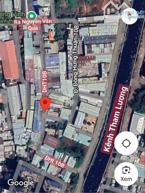 Góc 2 MT - Nguyễn Văn Quá - ngay cầu Tham Lương - hẻm xe tải - DT : 4,9x15m - 5,1 tỷ
