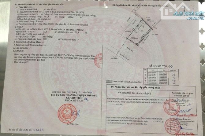 Bán dẫy nhà trọ 2 tầng có 16 phòng đường DT43 phường Bình Chiểu Thủ Đức (167m2) 6.9 tỷ