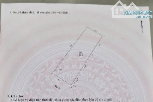 BÁN MẢNH ĐẤT 35M2 MT3,6M - MẶT NGÕ THÔNG KHÂM THIÊN - Ô ĐỒNG LẦM - GIÁ CHỈ 6.2 TỶ - 2