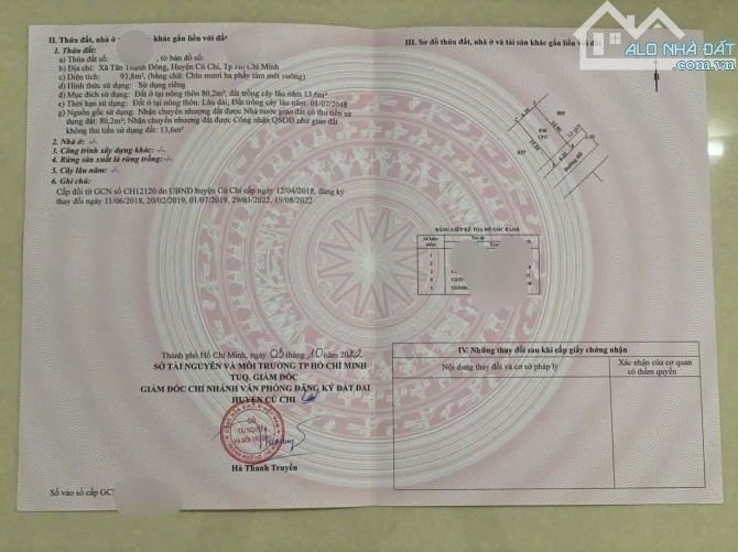 Bán gấp lô đất 93m2 giá 890 triệu đường Tỉnh Lộ 15, Tân Thạnh Đông, Củ Chi - 3