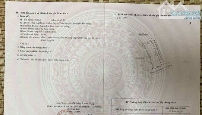 Bán LÔ GÓC đẹp tại An Lư (phường Hoà Bình) - Thuỷ Nguyên - TP Hải Phòng - 3