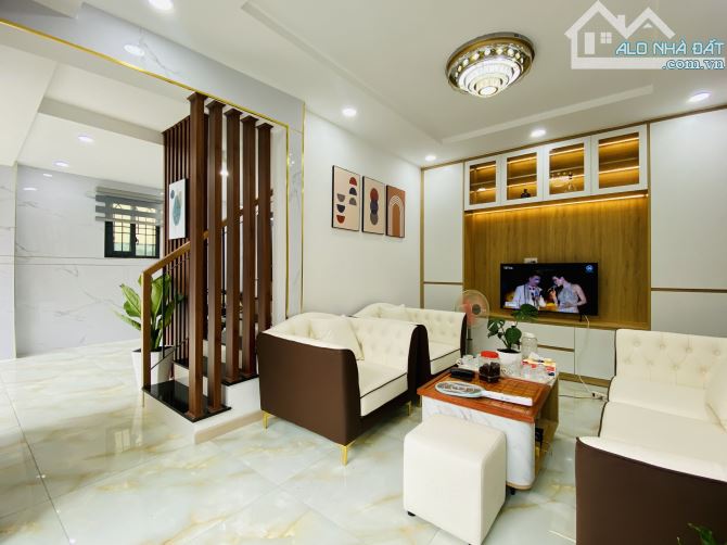 Hơn 4 tỷ có ngay nhà 4 tầng HXH thông đường Quang Trung, P8, Gò Vấp - 5