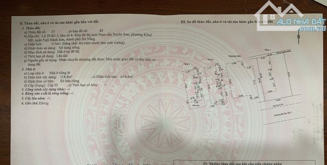 Bán nhà BT Đường Mỹ Đa Tây 3 - Nam Việt Á, Ngũ Hành Sơn, ĐN - 6