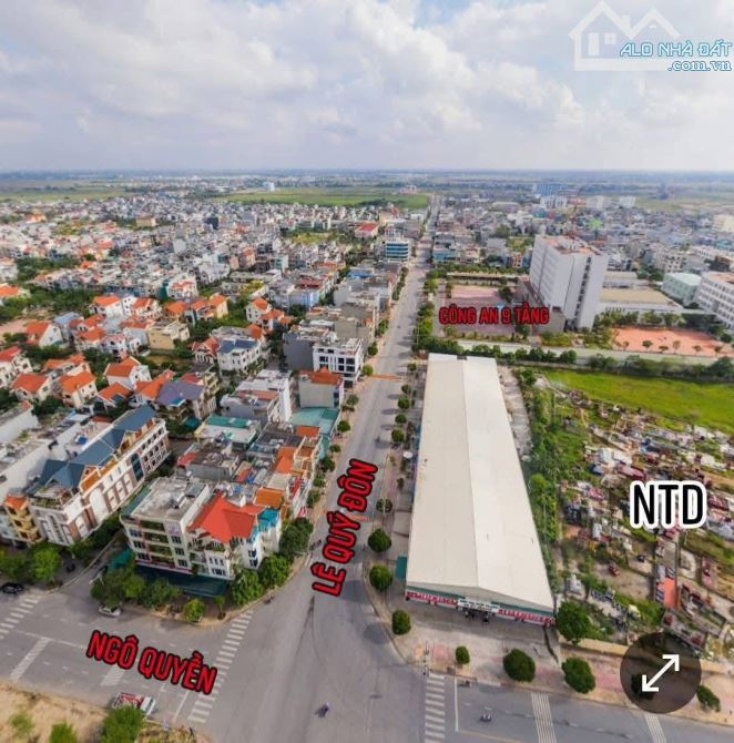 BÁN ĐẤT MẶT ĐƯỜNG LÊ QUÝ ĐÔN VỊ TRÍ VÀNG TRUNG TÂM TP THÁI BÌNH