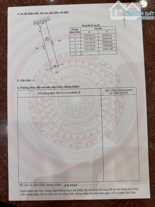 5×33 thổ thị trấn tân trụ_Long an sát nhựa 833 790 triệu Đường ôtô giá rẻ