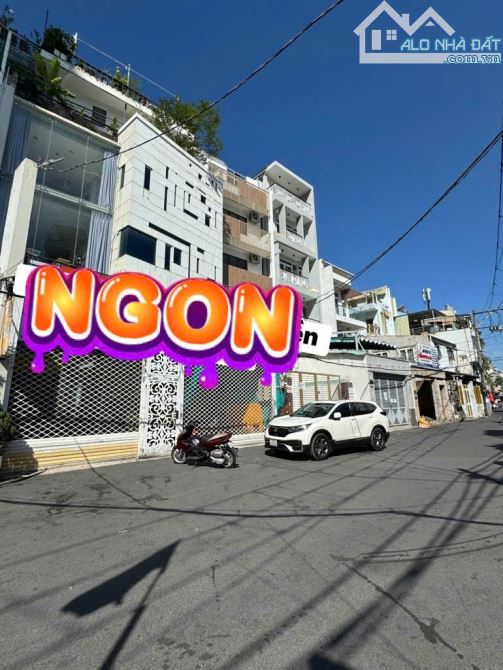TÒA NHÀ BUILDING GIÁP Q.1 HẺM XE TẢI LỚN 237M2 NỞ HẬU 7 TẦNG NGANG ĐẸP 10M TN 220TR