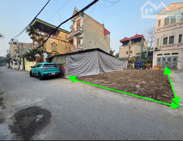 mảnh đất lô góc tại KHAI SƠN NGỌC THỤY - 52m lô góc MT 6m vuông phân lô - giá rẻ.