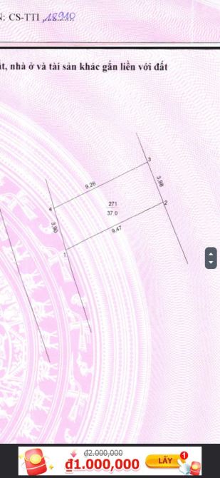 🔥 CHÍNH CHỦ CẦN BÁN -  ĐẤT ĐẸP - MĂT TIỀN RỘNG - Ô TÔ ĐỖ CỬA VÀO ĐẤT
