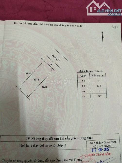 Đất Đối diện KCN Đức Hòa 3, DT 7 x 20m, gần Vin Hậu Nghĩa 197ha, SHR - 1