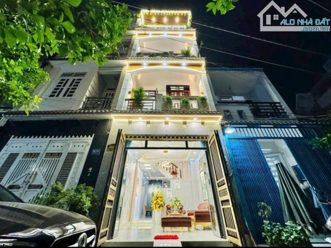 4.2❌12m, BÁN NHÀ 4 TẦNG,4PN, HẺM Ô TÔ, PHẠM VĂN CHIÊU, P8 GÒ VẤP, 6.49 TỶ TL - 1