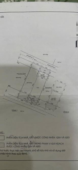 ✈️NHÀ 2 TẦNG NGANG 5M HẺM XE TẢI THẠNH XUÂN 14 QUẬN 12 GIÁ RẺ- DT 97m2 (5x19,5) GIÁ CHỈ 3, - 1