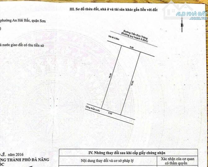 Tôi cần bán lô đất mặt tiền Trần Đức Thông , Phường Sơn Trà , TP. Đà Nẵng ( GẦN BIỂN ) ⭐⭐⭐ - 1