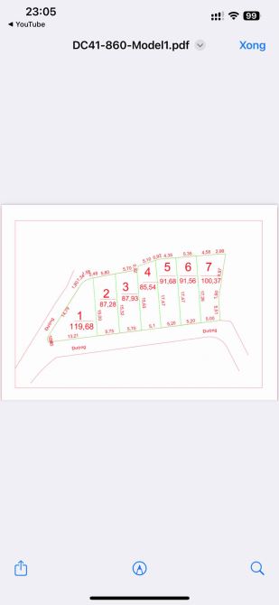 RA HÀNG 5 LÔ FO BA MÔ-HƯƠNG SƠN ĐẤT LÕI KCN BÌNH XUYÊN DT85-100M TC80M SỔ ĐỎ CẤT KÉT 1TỶXX - 2
