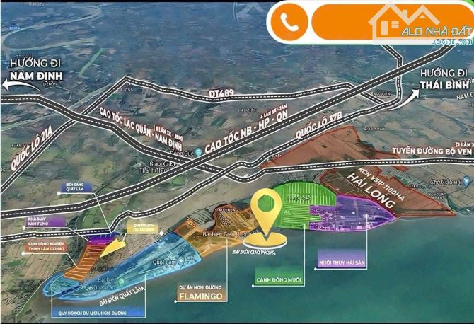 Bán đất view biển Quất Lâm 100m2, MT5m ô tô kinh doanh cách bãi tắm 100m giá rẻ - 2