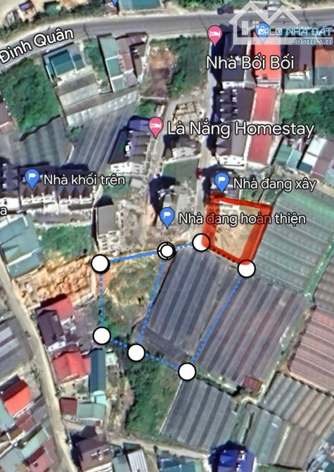 GẤP 432M2 FULL THỔ 13TY Ô TÔ BẰNG CÁCH HỒ CHỈ 2,5KM ĐƯỜNG NGUYỄN ĐÌNH QUÂN PHƯỜNG 5 ĐÀ LẠT - 2