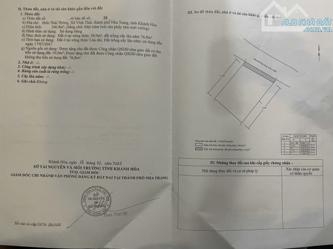 Bán lô đất Vĩnh Thái gần Mỹ Gia gần Vòng Xoay Võ Nguyên Giáp ngang 9m - 3