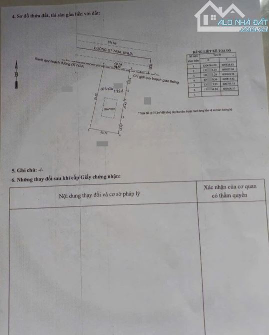 Đất đẹp 1120m ngang 22m đường Đt 743B gần Vincom550 P. Tân Đông Hiệp Dĩ An Tphcm - 4