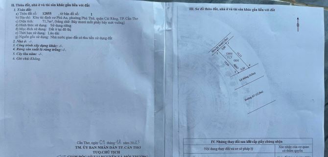Nhà KDC Phú An, 2 căn liền nhau, DT: 5,24m.x 16,71= 79.6m2 x 2 căn, 1 lầu, giá: 3.3 tỷ / 1 - 4