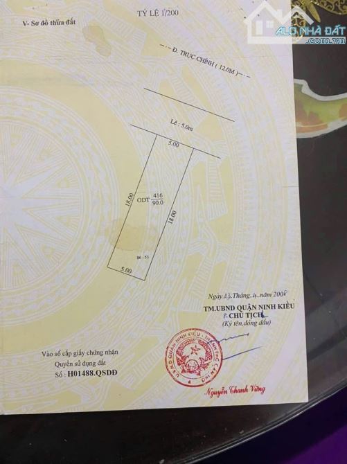 Bán nền mặt tiền Nguyễn Tri Phương trên đất có 5 phòng trọ đang cho thuê dt 5x18 hướng ĐB - 5