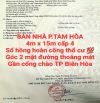 BÁN RẺ NHÀ TAM HÒA, SỔ HỒNG RIÊNG THỔ CƯ, GÓC 2 MẶT ĐƯỜNG THOÁNG MÁT