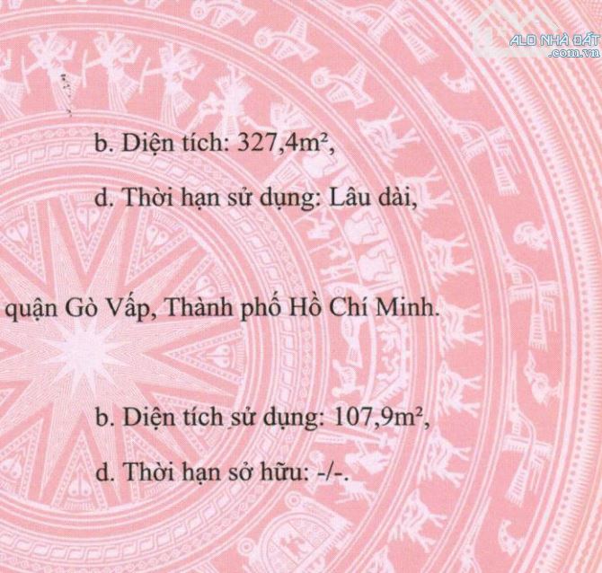 Nhà 327m2 mt đường 6m P12 Gò Vấp