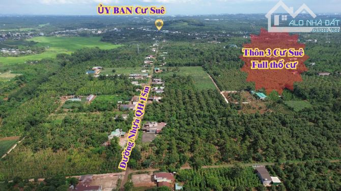 1 lô full thổ cư hẻm c1 Thôn 3 Cư Suê giá đầu tư