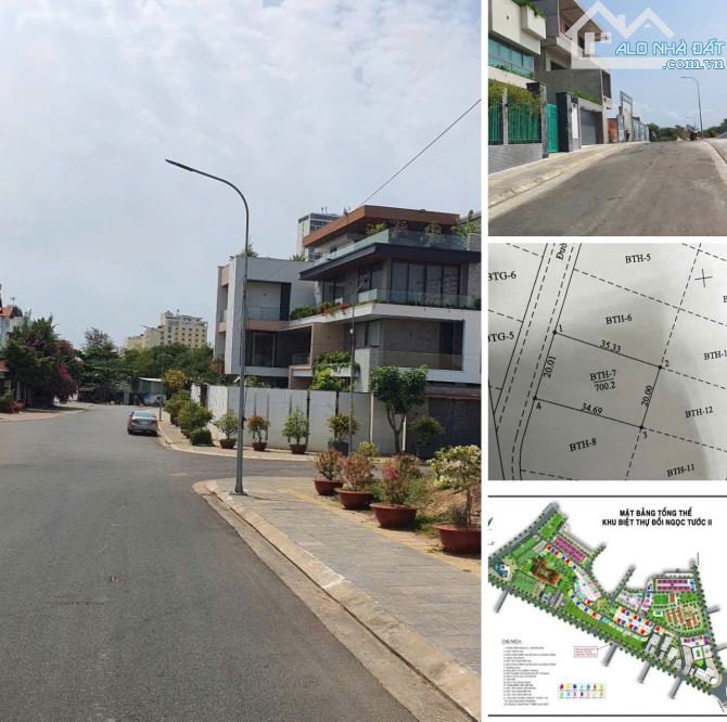 BÁN LÔ ĐẤT BIỆT THỰ VIP 700M2 KHU ĐỒI NGỌC TƯỚC GẦN BIỂN BÃI SAU VŨNG TÀU GIÁ 59TR/M2 - 1