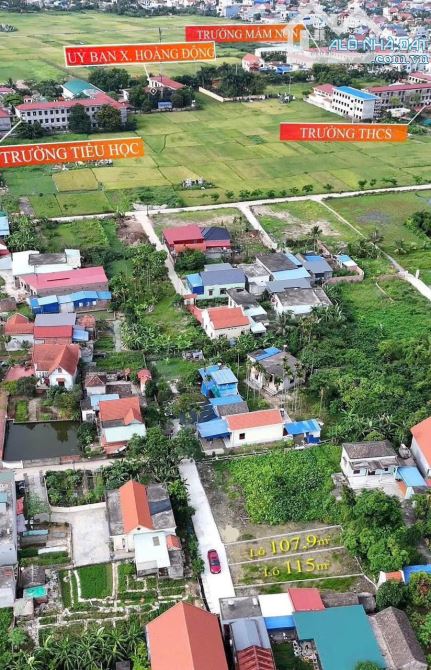 🆘Duy nhất 1 lô 107m Hoàng Động rẻ nhất thị trường ❌ Vị trí ngay mặt đường liên thôn, - 1