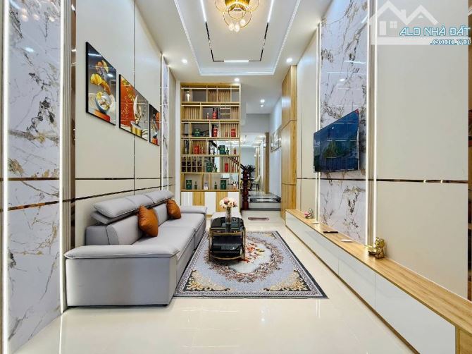 Bán nhà 4 tầng mới đẹp Phạm Văn Chiêu, Gò Vấp – 63m² nở hậu – Hẻm xe hơi – Full nội thất - 1