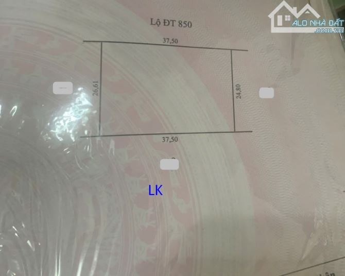 🔰 Bán nền: 963m²(37.5m x 26mm, đất lúa) 🔰 Đường ĐT 850, xã Mỹ Long cũ, Đồng Tháp. - 2