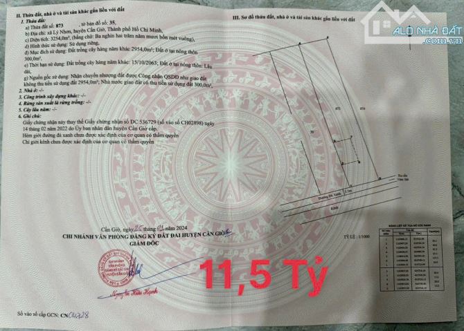 Cần bán gấp lô đất mặt tiền đường Xương cá số 3 - Lý Nhơn, Cần Giờ 33,5tỷ - 3