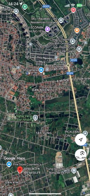 BÁN ĐẤT  ĐAN KIM VĂN GIANG- HƯNG YÊN NGÕ THÔNG-Ô TÔ NGỦ NHÀ DT 55M2- 2,8 tỷ - 3