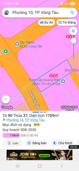 🇻🇳CCDV-MS.T23-L9 - Bán đất MT đường Hà Huy Tập P10 - Rạch Dừa tp HCM. Giá 59 tỷ - 8