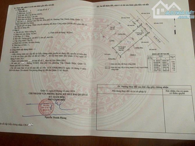 BÁN NHÀ HXT GIÁ 6,3 TI, 5 TẦNG, ĐƯỜNG LÂM THỊ HỐ, Q12. - 5