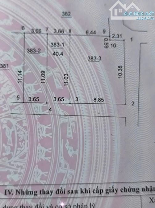 Lô đất 40m mặt tiền 3,65m - Ỷ la - Dương Nội - oto lùi cửa - giá 5ty2