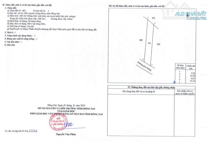 160M2 SỔ RIÊNG THỔ CƯ- AN VIỄN GIÁ 1 TỶ 150TR (7tr/m2) thương lượng chính chủ