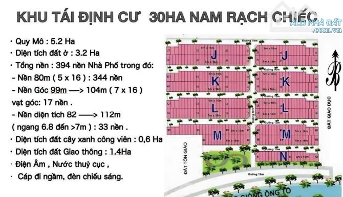 Bán lô đất góc 2mt đường 7B Kdc Nam Rạch chIếc 30ht AN Phú Q2