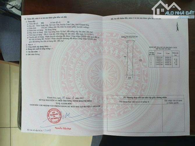 Bán đất Cam Tân 330m² ngang 7m giá 1,35 tỷ – khu quy hoạch an toàn, gần Vinhome!