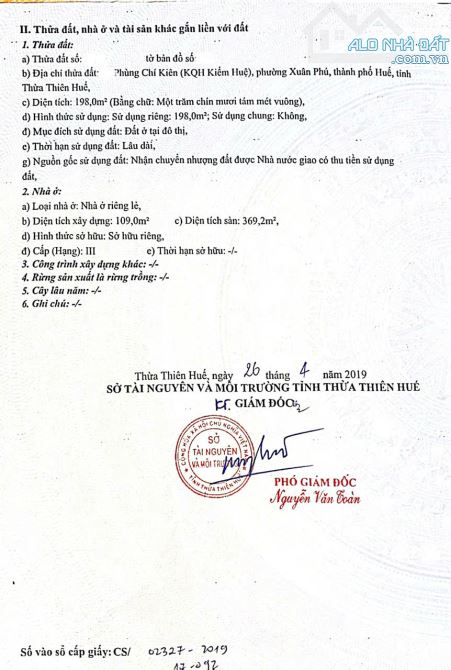 BÁN BIỆT THỰ 4 TẦNG MẶT TIỀN PHÙNG CHÍ KIÊN, KQH KIỂM HUỆ, P. XUÂN PHÚ, ĐẲNG CẤP TP HUẾ - 10